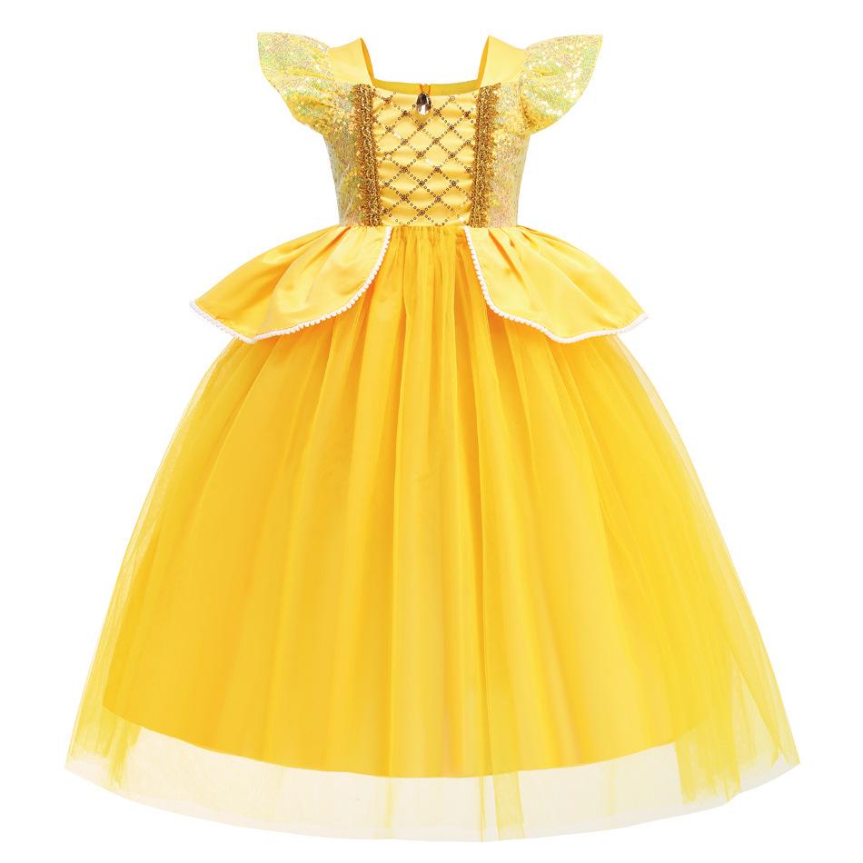 

Платье принцессы Золушки - Летний костюм на Хэллоуин для девочек 100cm