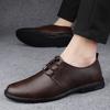 Men All Season Shoes Leather Casual Comfortable Wear For Daily Use Durable Material With Good Quality