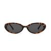 Glasses B106 Small Frame Oval Tortoiseshell Transparent Frame Cat Eye Sunglasses, Popular Women