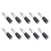 10Pcs Headphone Adapter Jacks Headphone Jacks Adapter Sound Stereo Adapter Sound Plug Adapter Sound Jacks Plug Converter