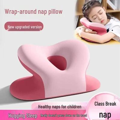 Oreiller de bureau en mousse à mémoire de forme pour la sieste, adapté à tous les âges - Idéal pour les étudiants