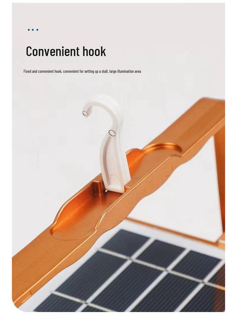 Super Bright Waterproof Solar Floodlight: Portable Outdoor Light for Camping & Emergencies