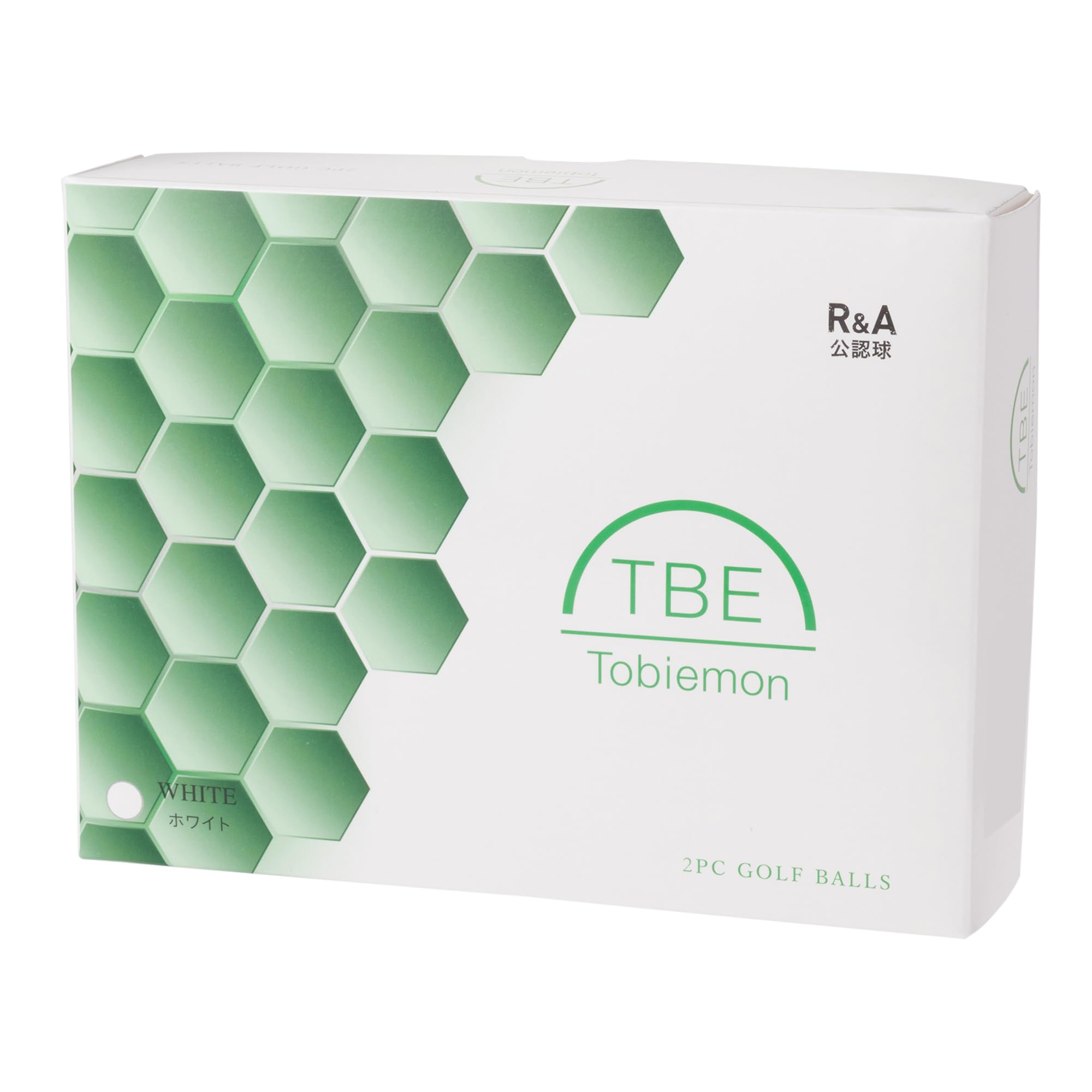 

Tobiemon Golf Ball 2 Piece 12 Balls White White