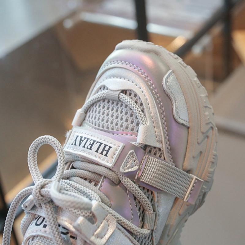 Sneakers Spring and Autumn New Girls' Children's Fashion Versatile Soft Sole Casual Shoes Boys' Campus Running Shoes