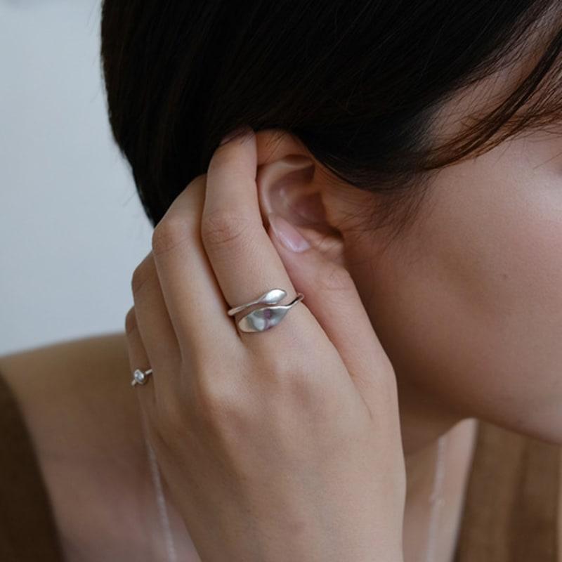 Pinaf Leaf open ring