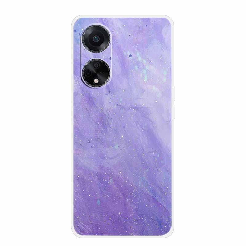 Guscio Morbido Marmo Per Oppo A78 Oppo A18 Custodia TPU Silicone Custodia Telefono Per Oppo A38 A58 Copertura Bordo Trasparente Coque A58X A98 5G Funda