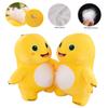 Yellow Dinosaur Plush Toys Xiao Qi Stuffed Animal Dolls Kids Bday Gift Decor