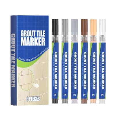 Grout Pens, Tile Grout Reviver Pens, Grout Restorer Marker Repair Pens, Waterproof Tile Paint Marker Pen, Grouting Pens