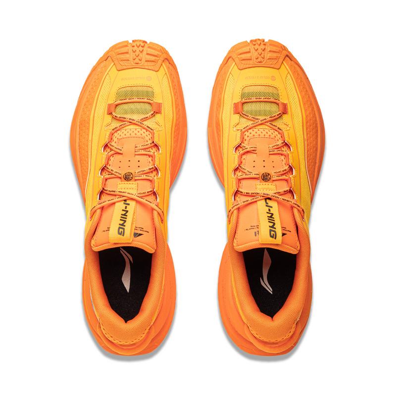 New LINING CF Su Xingchuan Mountaineering & Hiking Shoes Unisex Low Top Chamomile Yellow/Sun Orange AHTU023-6