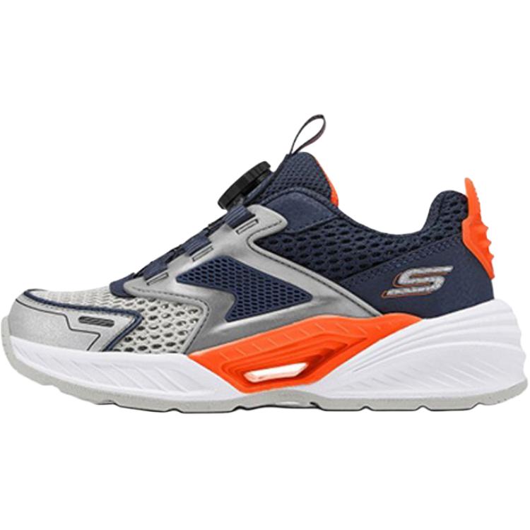Skechers Kids Comfortable Soft Shock Absorbing Breathable Low Top Casual Shoes Kids sneakers Blue 405312L-SLNV 35