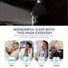 1pc Ultra-Comfortable Fitted Sleep Mask - Adjustable Strap, Soft Breathable Fabric, Lightweight Hypoallergenic, Ideal