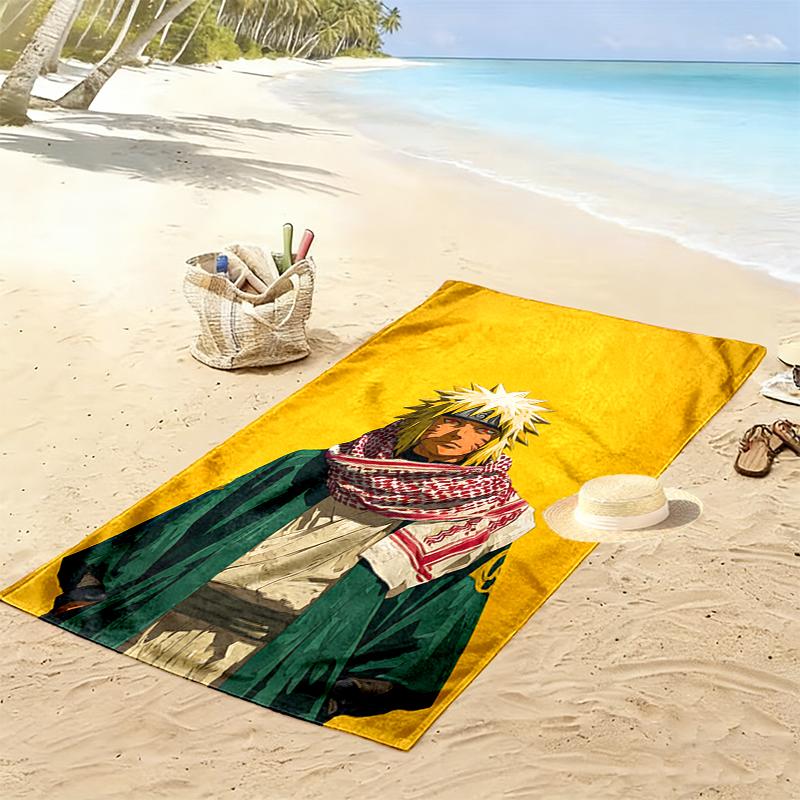 naruto Beach Towel Suitable for Travel, Outdoor Activities, Swimming Pools, Yoga, Surfing, Camping, Hiking, Gym
