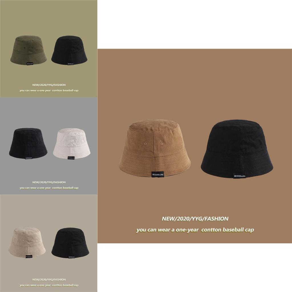 Trendy Black Fisherman Hat Breathable Windproof Summer Bucket Hat For Men And Women