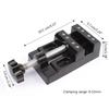 Aluminum Mini Table Vise Jaw Carving Bench Clamp Drill Press Vice Micro Clip Adjustable Flat Pliers DIY Jewelry Tools