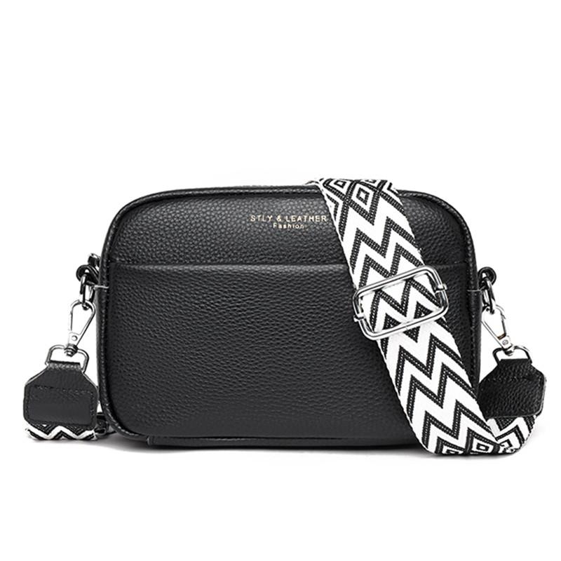 

Luxury Solid Color Genuine Leather Ladies Messenger Bag 100% Soft Cowhide Shoulder Crossbody Bags For Women 2026 Female Handbags