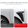 2 Pezzi Decorazione Piastra a Foglia Automobile Fianco Parafango Laterale Modificato per Renault RS Line Clio Megane Scenic laguna Logan Koleos