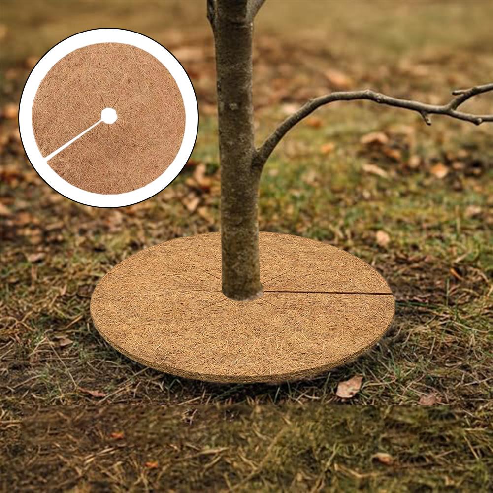 Improves Pot Aesthetics Coconut Coir Mat Plant Pot Mat Natural Coconut Fiber