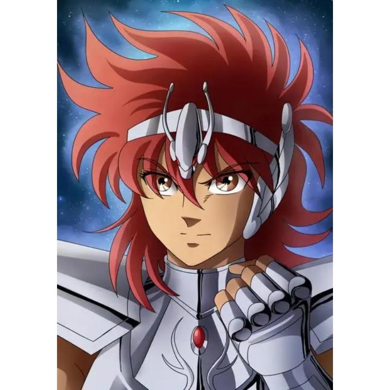 Klassische Anime Saint Seiya Poster Drucke Japan Cartoon Jungfrau Goldener Ritter Leinwandbild Wandkunst Bild Wohnzimmer Heimdekoration