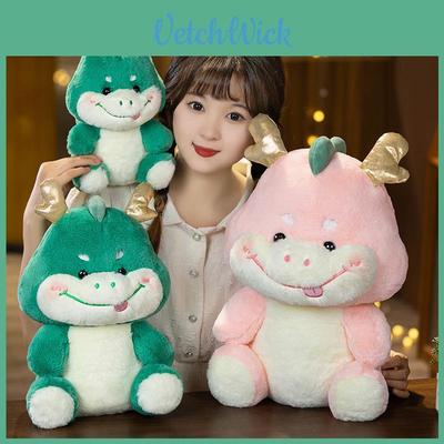 Cute Lucky Dragon Plush Toy Soft And Skin-friendly Dragon Doll For Good Luck And Year Of The Dragon Dcor Wholesale Authorized