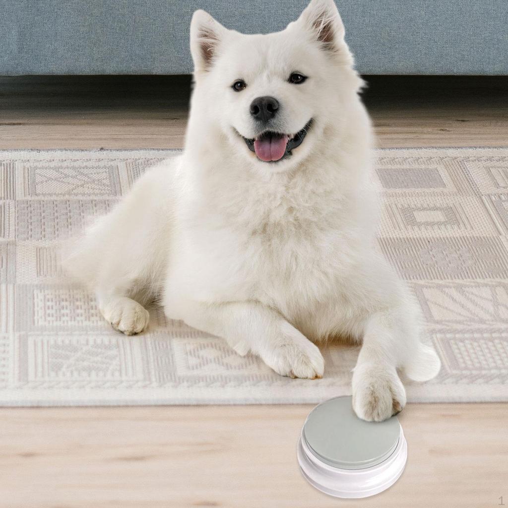 Nagrywalny Mówiący Przycisk dla Kota Psa Dzieci Zabawka Edukacyjna 30S Brzęczyk Odpowiedzi