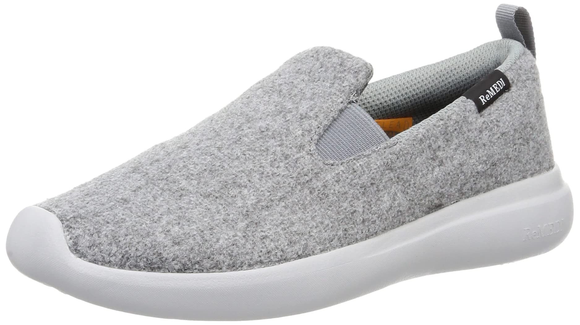 

Лечебная обувь Сделано в Японии 4E Улучшает кровообращение в ногах и снимает Также подходит для общей медицинской RD0454 Размер Женские слипоны, широкие, от усталости. серый