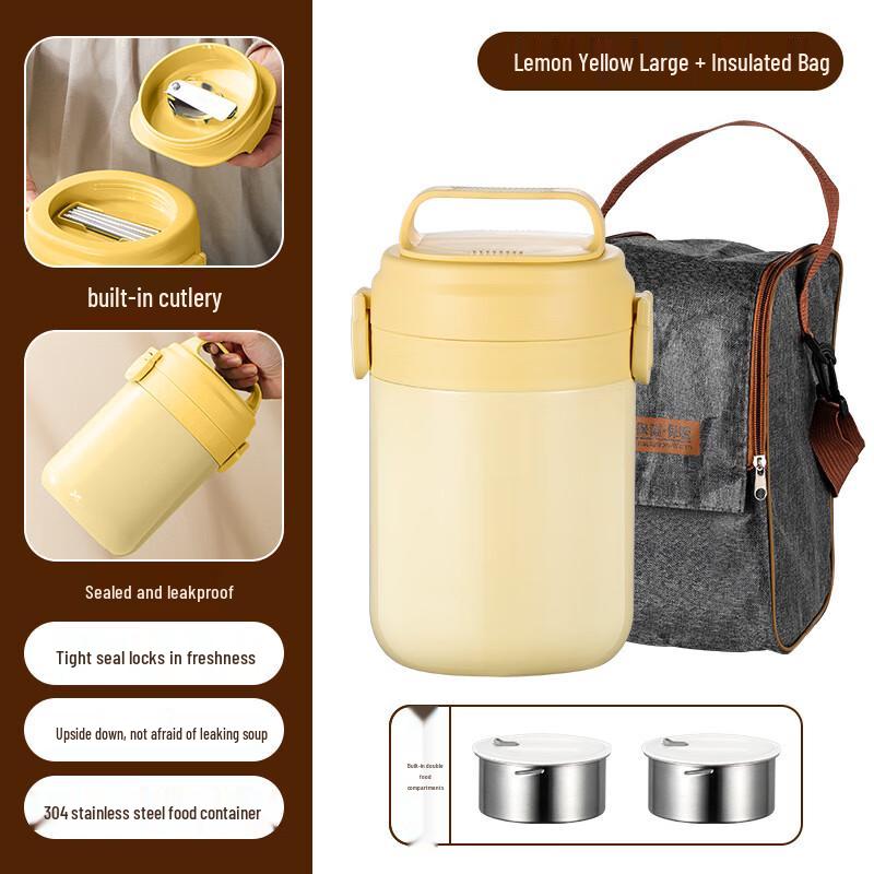 Wutuo Portable Stainless Steel Insulated Lunch Box
