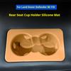 For Land Rover Defender 90 110 2025 Car Central Console Silicone Wireless Charging Pad Water Cup Holder Rear Armrest Cup Coaster