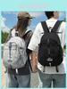 Mochila Casual de Viagem em Nylon Para Homens e Mulheres Com Compartimento Para Laptop