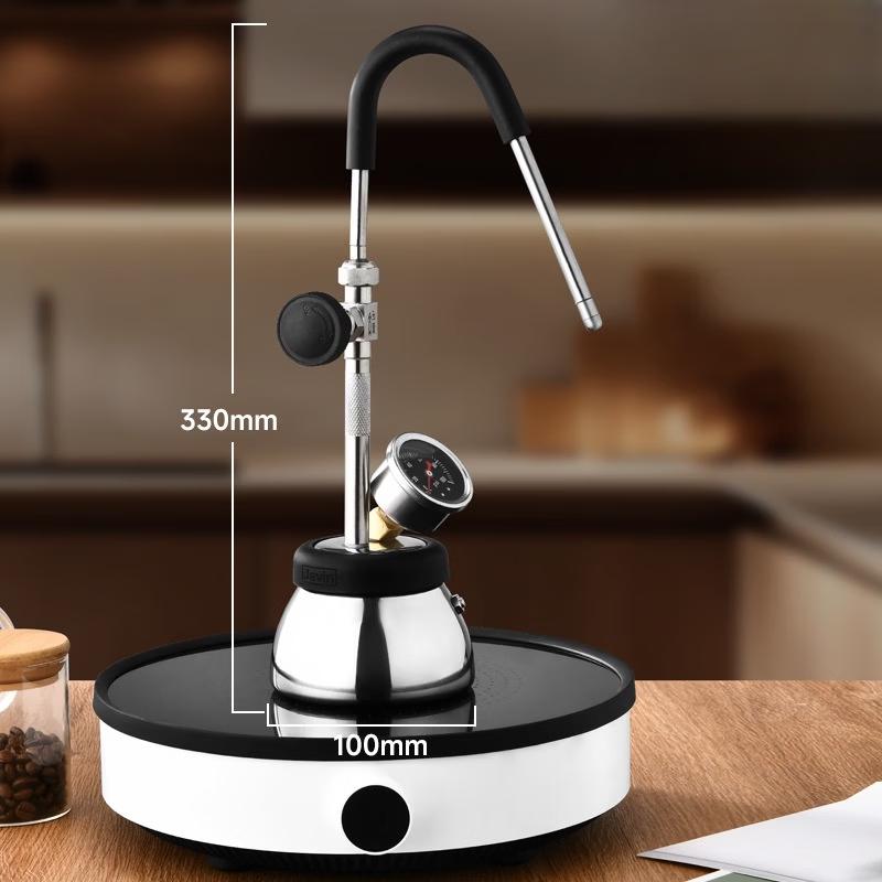 

TLXT Steam Coffee Maker with Milk Frother