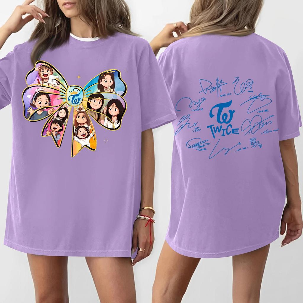 Women's Round Neck Printed Short-sleeved T-shirt Top