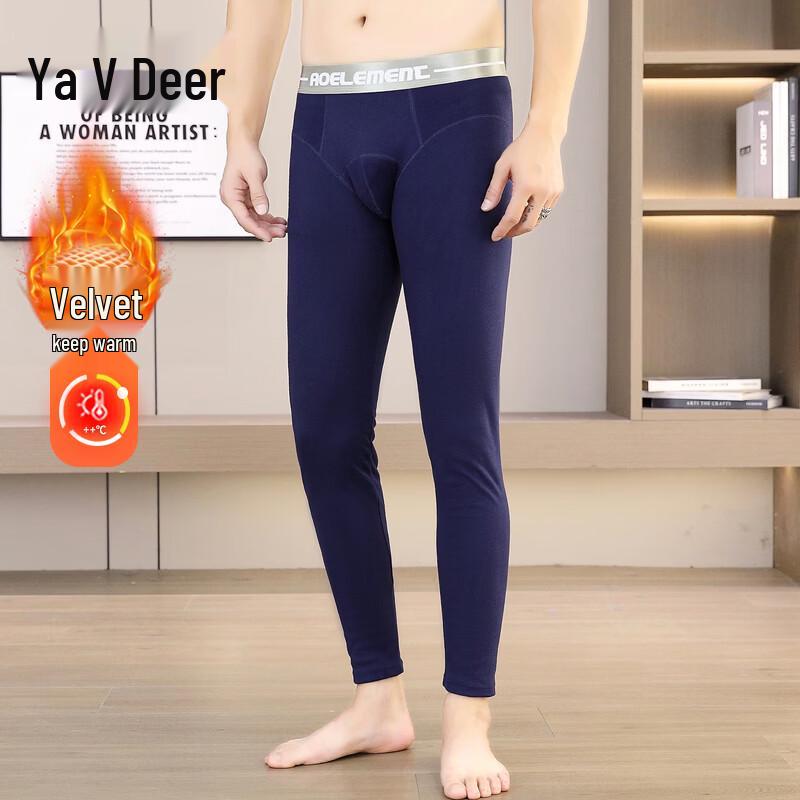 

Yalu Men s Thermal Fleece-Lined Base Layer Pants 2XL