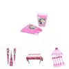 Magical Unicorn Kids Birthday Party Supplies Featuring Colorful Plates Cups And Banners