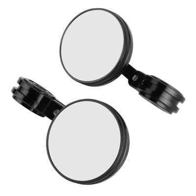 Bar End Mirror, Collapsible Motorcycle Mirror, Handbar Modification Mirror, 1 Pair Aluminum Shell, Durable,