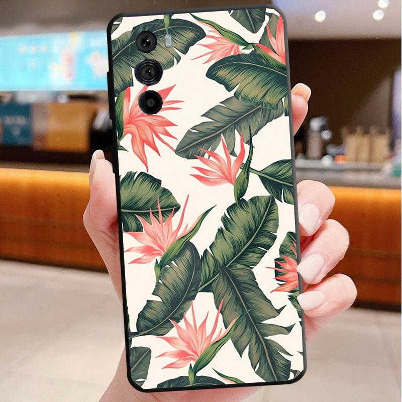 

Phone Case For Motorola Edge 50 40 Pro 60 50 40 30 Ultra Neo Fusion Moto G85 G72 G53 G54 G84 G13 G32 Plants Cactus Banana Leaves Moto G32