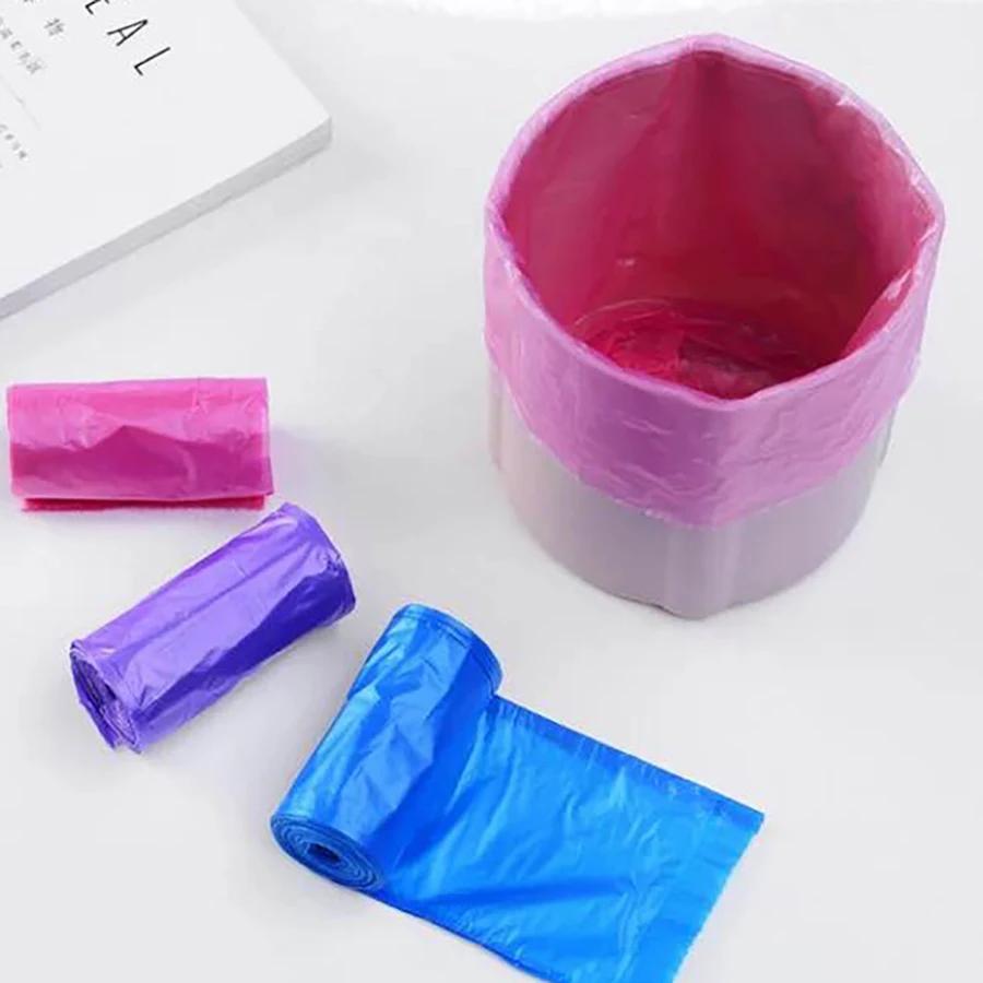 

3 rolls (15 each)-small desktop portable trash bag 45pcs