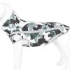 Veste d'hiver imperméable rembourrée pour chien, treillis Doodle bleu, garde au chaud, réflexion nocturne, manteau en coton pour animaux de compagnie, vêtements, fournitures pour animaux de compagnie