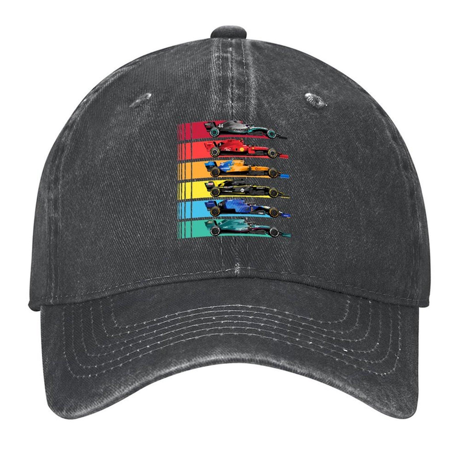 Formula Racing Cars 2023 Baseball Cap Hip Hop Sun Hat For Children Hiking Hat Big Size Hat Male Womens