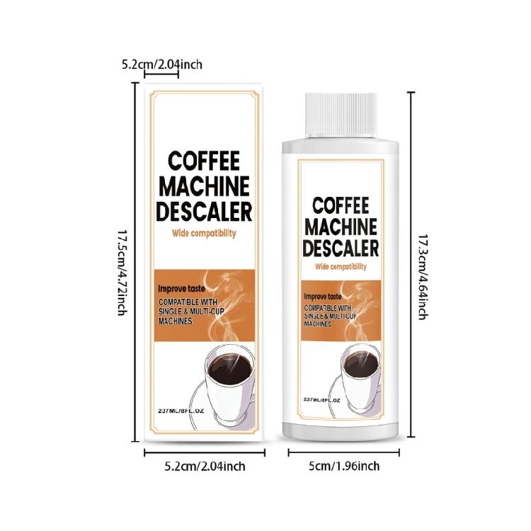 237ml Coffee Machine Descaler Clean Internal Parts And Improve Taste Of Your Coffee