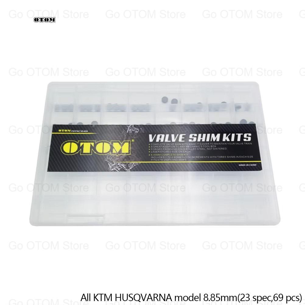 OTOM 7.48mm 9.48mm 8.85mm Motorcycle Valve Shim Kit Adjustment Gasket For KTM HUSQVARNA HONDA YAMAHA KAWASAKI SUZUKI 250F 450F KTM HUSQVARNA