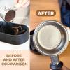Espresso Machine Cleaning Accessories Electric Automatic Portafilter Cleaner Stainless Steel Handle Station with Coffee Grounds Spill Catcher Brush &