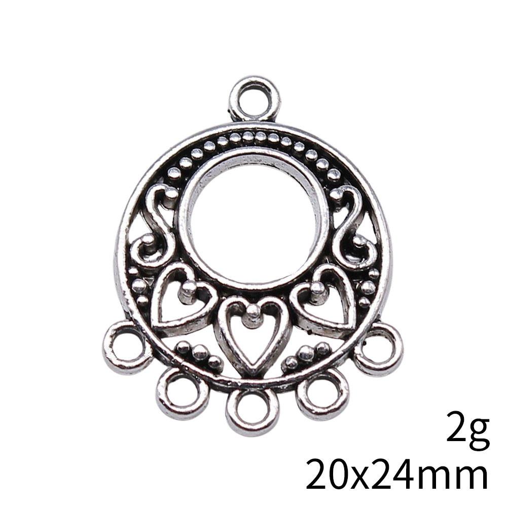 Graduation Accessories Women Round Multi-Hole Earring Connector Accessories Parts Clearance Sale Items Accessories For Girls