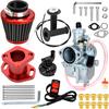 FVRITO VM22 26mm Carburetor Throttle Assembly Main Jets Kit for Predator 212cc 224cc 196cc Non Hemi Coleman CT200U BT200X Mini Bike KT196 Go Kart