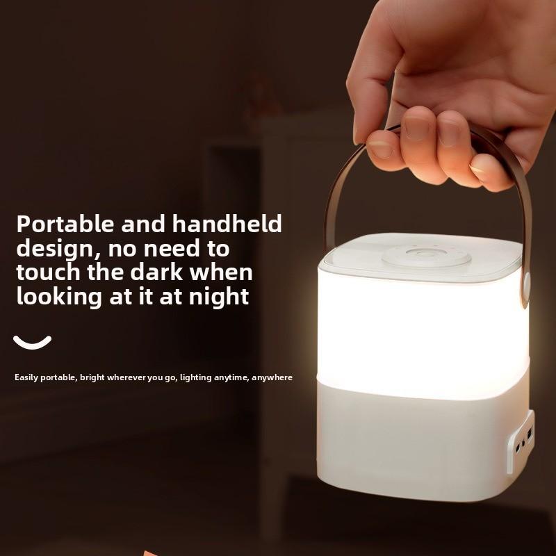 Rechargeable Touch LED Night Light Warm Soft Light Eye-Care Bedside Lamp for Bedroom Sleep Atmosphere Lighting
