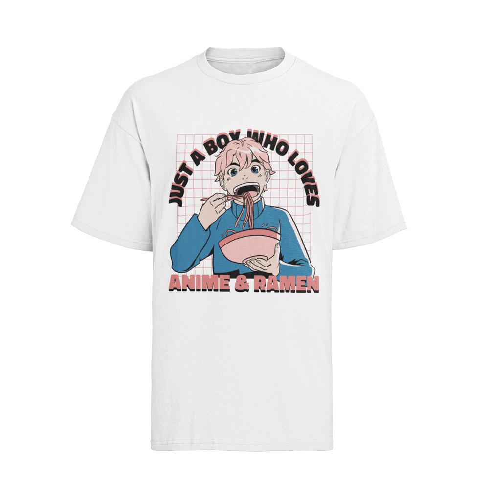

Otaku Just a Boy who love Anime Ramen Anime Fussball BioHerren Shirt XL