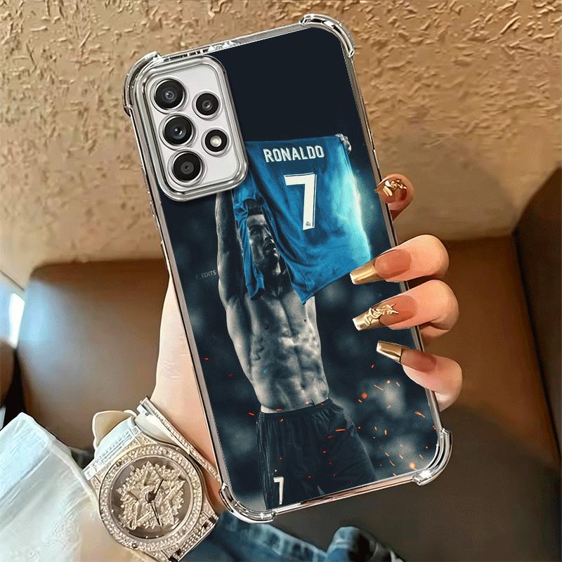 Fußballstar R-Ronaldo C-CR7 Weiche Handyhülle für Samsung A17 A27 A07 A37 A57 A16 A56 A15 A55 A14 A54 A13 A53 A26 A36 A25 A35 A2