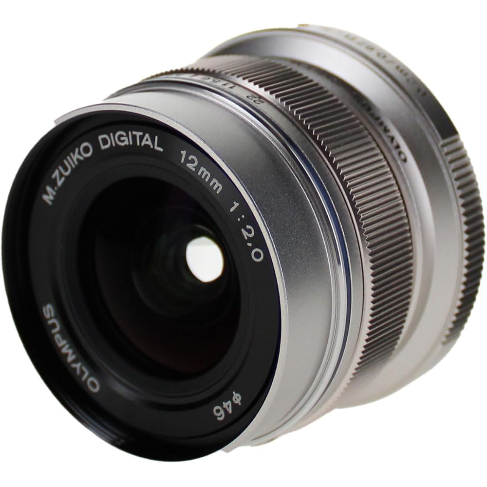 OLYMPUS M.ZUIKO DIGITAL ED 12mm F2.0 Silver Prime Lens (ED 12mm F2.0 SLV)