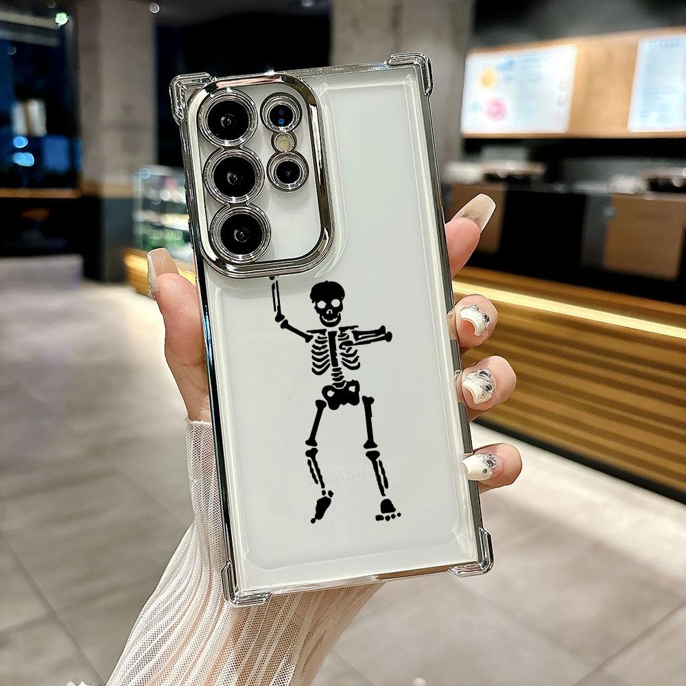 Skull Head Bone Street Dance Funda For Samsung S26Ultra Phone Case For Galaxy S25 FE S26 S24 S23 S22 S21 Ultra S20 Plus 5G Cover