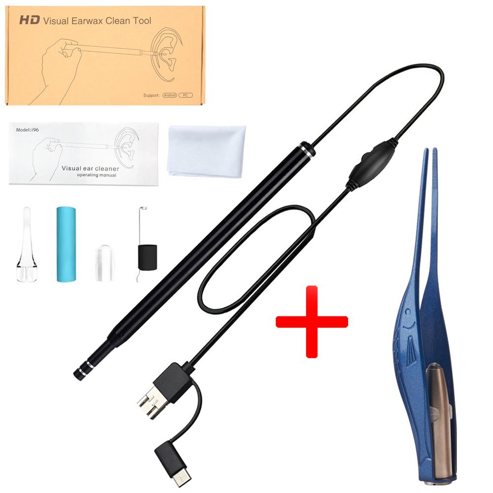 Smart Visual Ear Cleaner Ear Stick Endoscope Earpick Camera Otoscope Ear Cleaner Ear Wax Remover Ear Picker Ear Stick beleza PC