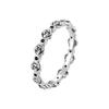 925 Sterling Silver Vintage Rose Rings for Women Chic Female Finger Ring Daily Wear Party Statement Accessory Jewelry