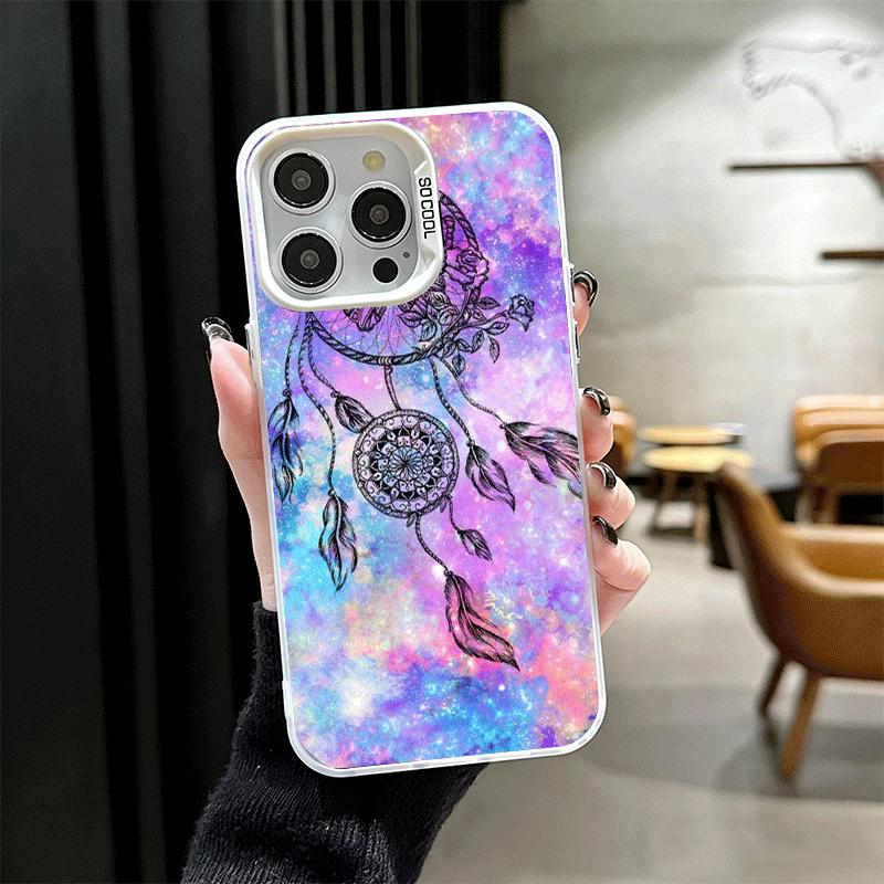 

Mandala Dreamcatcher Shockproof Phone Case for iPhone 17 Air 16 16E 15 Pro Max 14 Plus 13 Mini 12 Back Cover Anti Fall Fundas iPhone 12